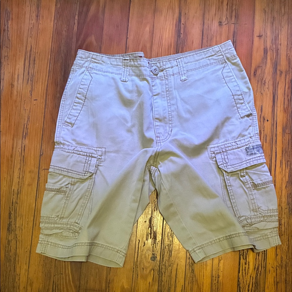 UNIONBAY Men's Light Tan Cargo Shorts